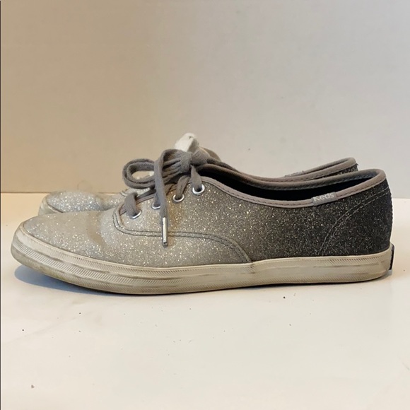 Keds glitter sparkle ombré lace up shoes 6.5 - Picture 3 of 10